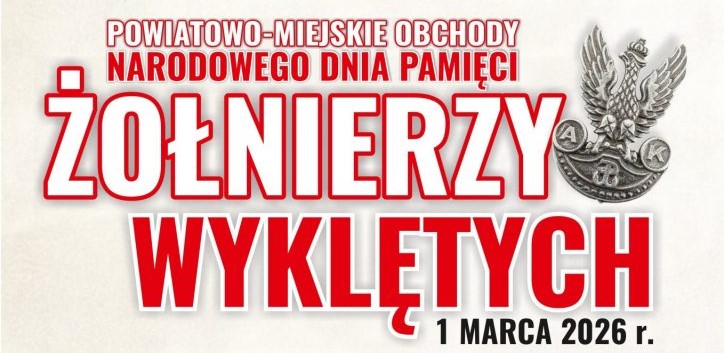Zaproszenie na obchody Narodowego Dnia Pamięci Żołnierzy Wyklętych