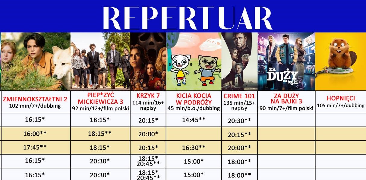 Pierwsza połowa marca w kinie „Klaps”