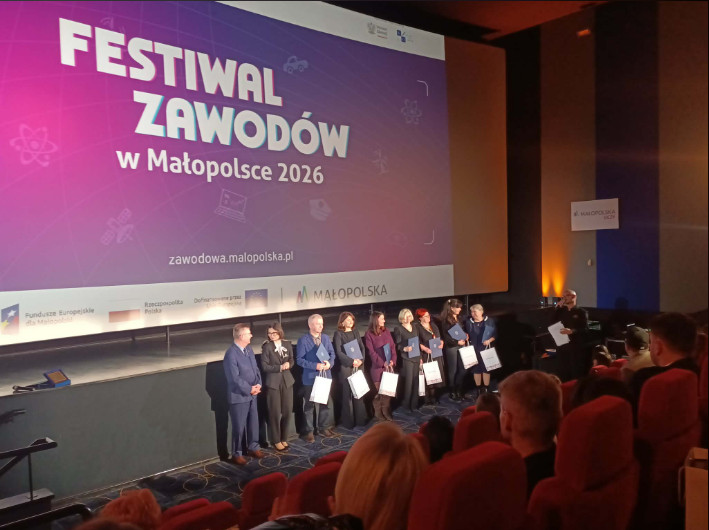Szkoła z Tymbarku doceniona za udział w tegorocznym Festiwalu Zawodów