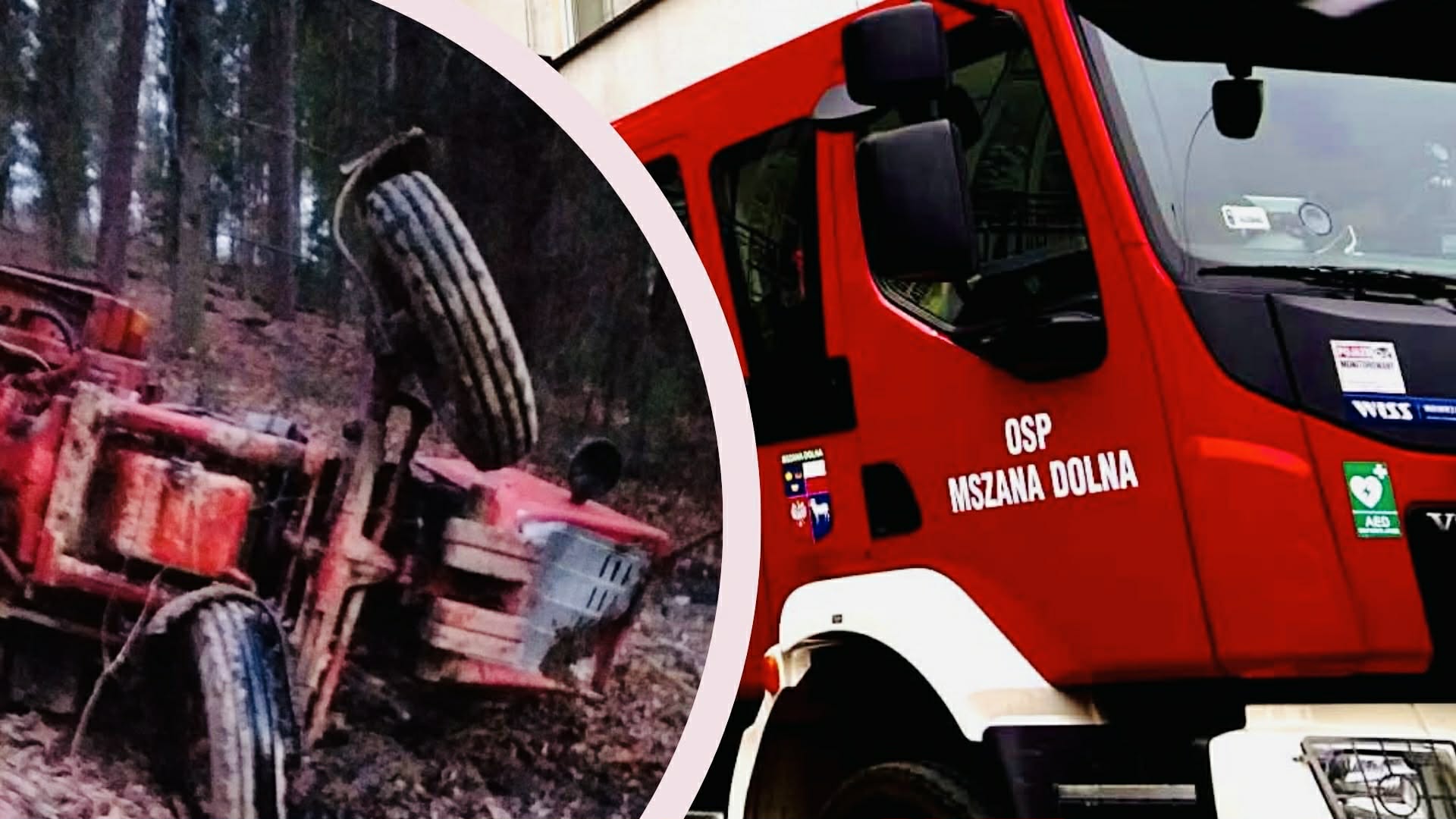 Mszana Dolna. Śmiertelny wypadek z udziałem ciągnika rolniczego