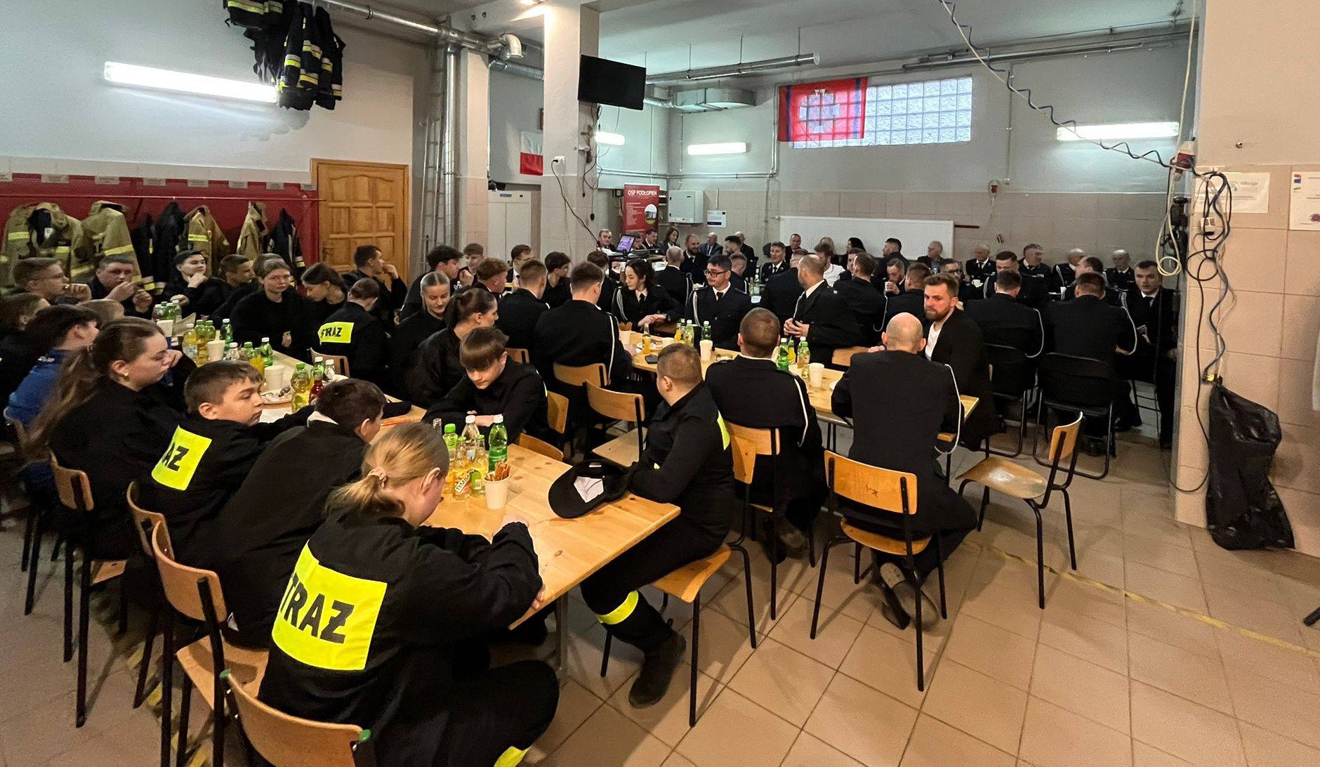 W remizie OSP Podłopień odbyło się walne zebranie sprawozdawczo – wyborcze