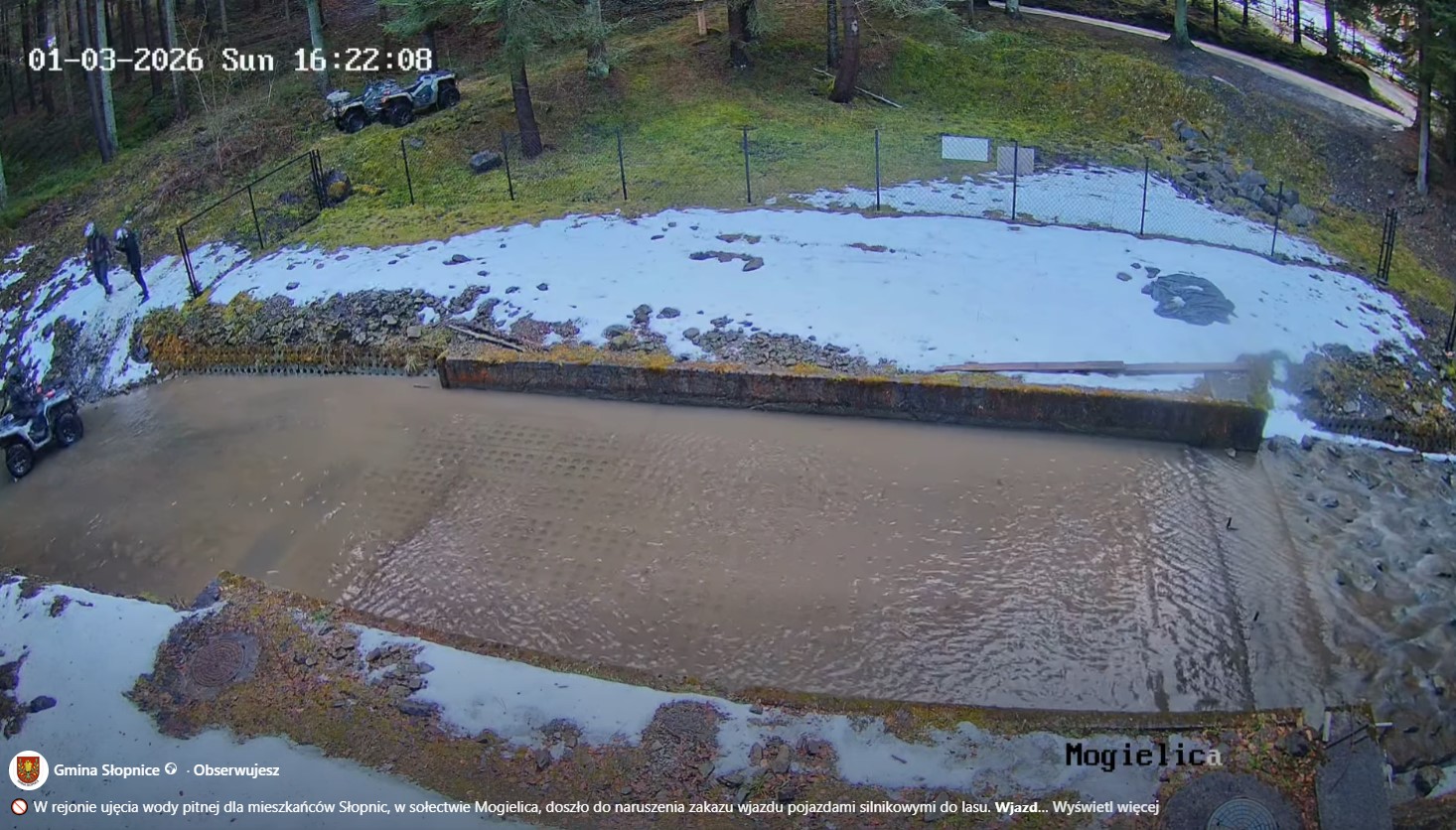 Gdzie kończy się rozsądek, tam zaczyna się zabawa. Quadami wjechali w ujęcie wody