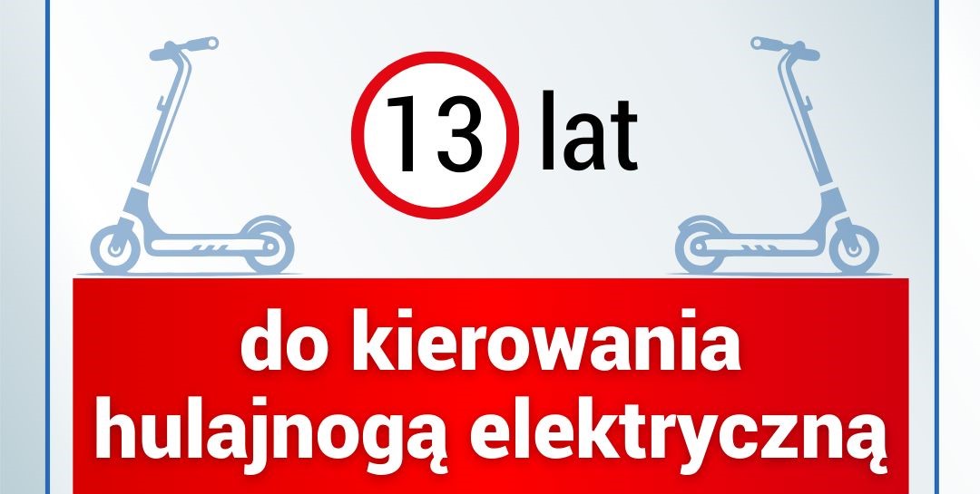 Zmiany w przepisach dotyczących hulajnóg elektrycznych