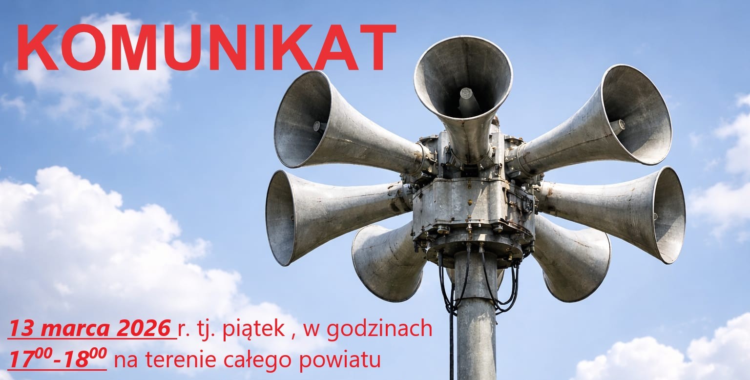Trening systemu ostrzegania i alarmowania ludności cywilnej o zagrożeniach z powietrza