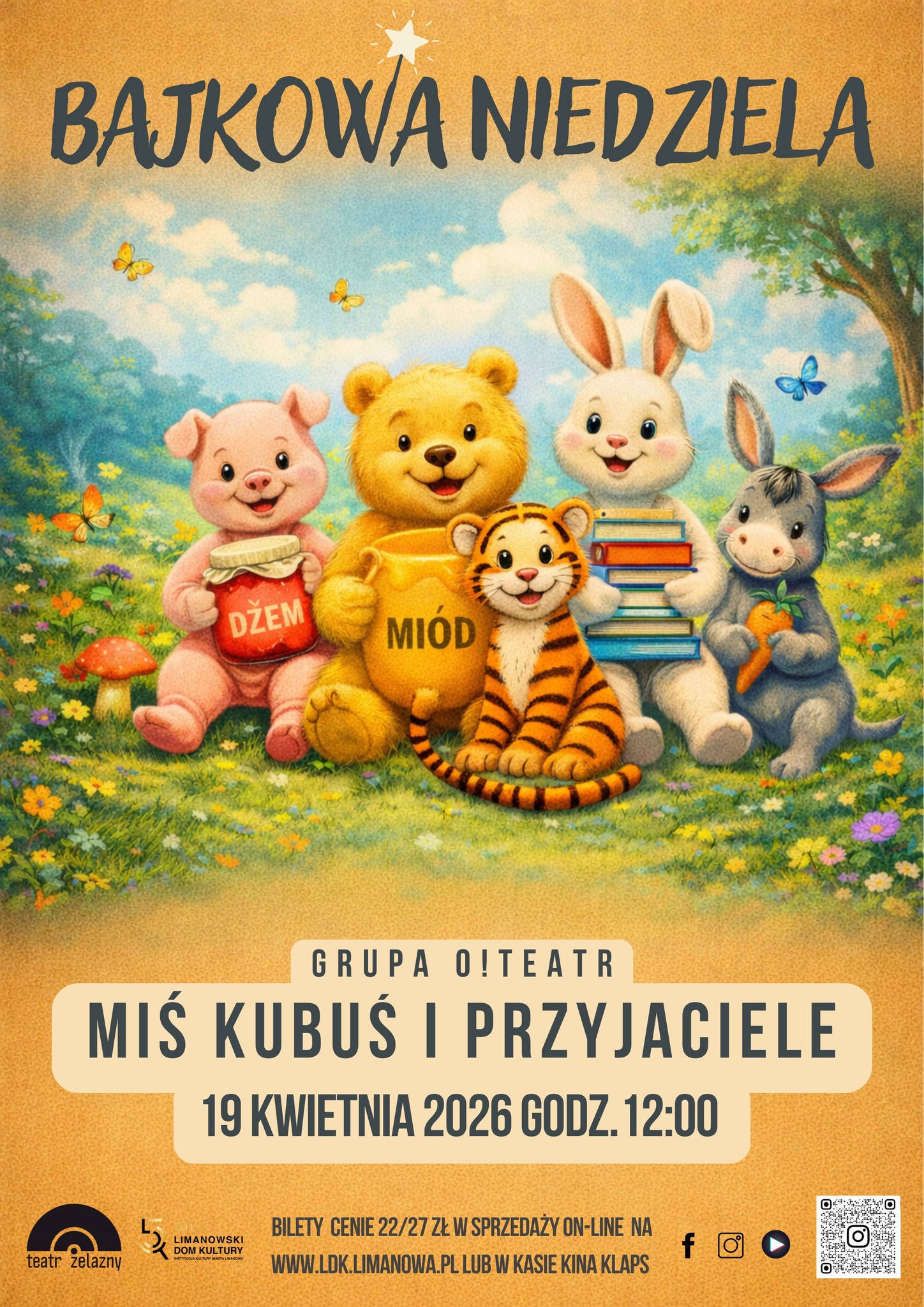Zaproszenie na spektakl „Miś Kubuś i przyjaciele”