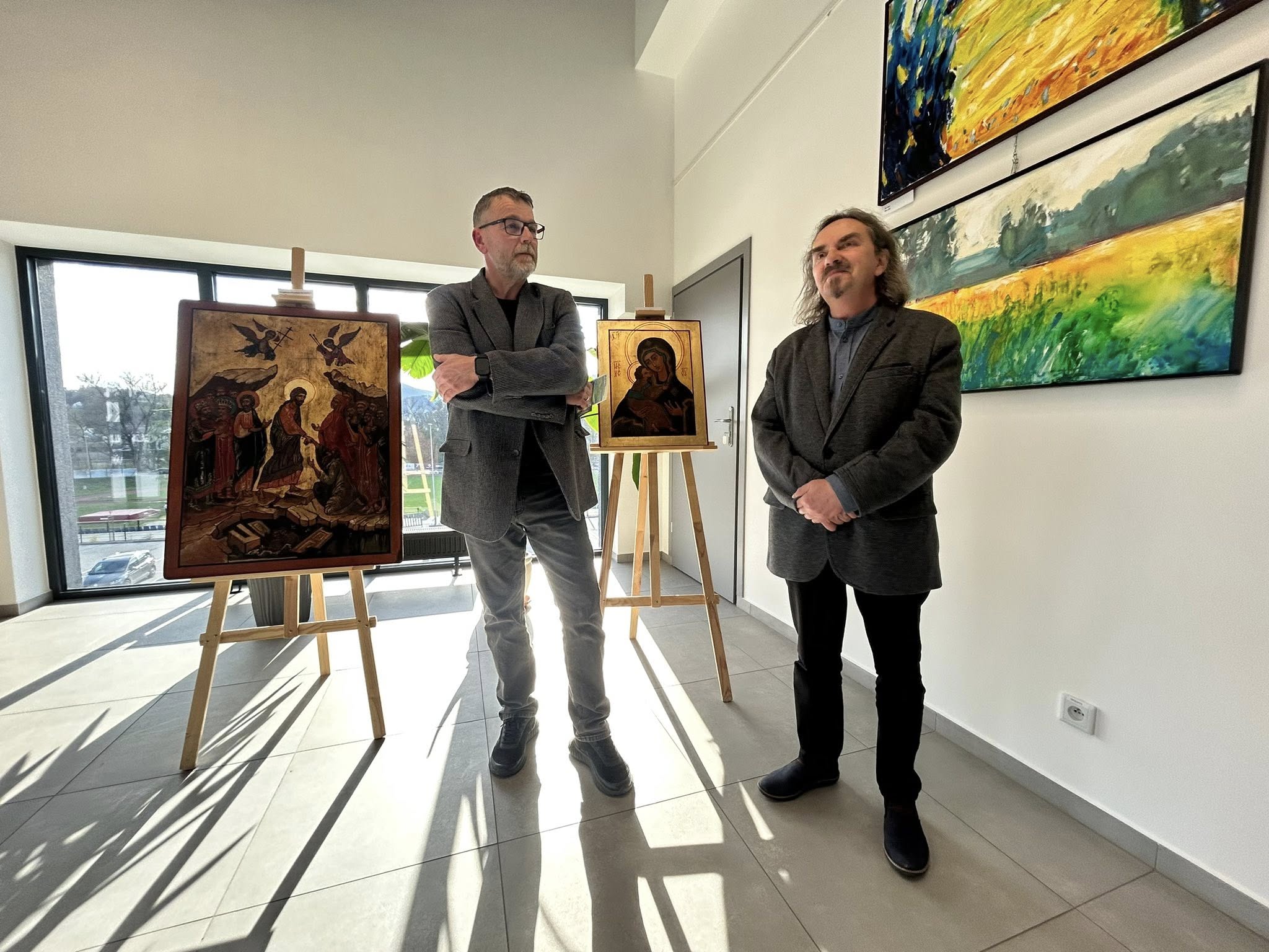 Wystawa ikon i malarstwa Grzegorza Giermka