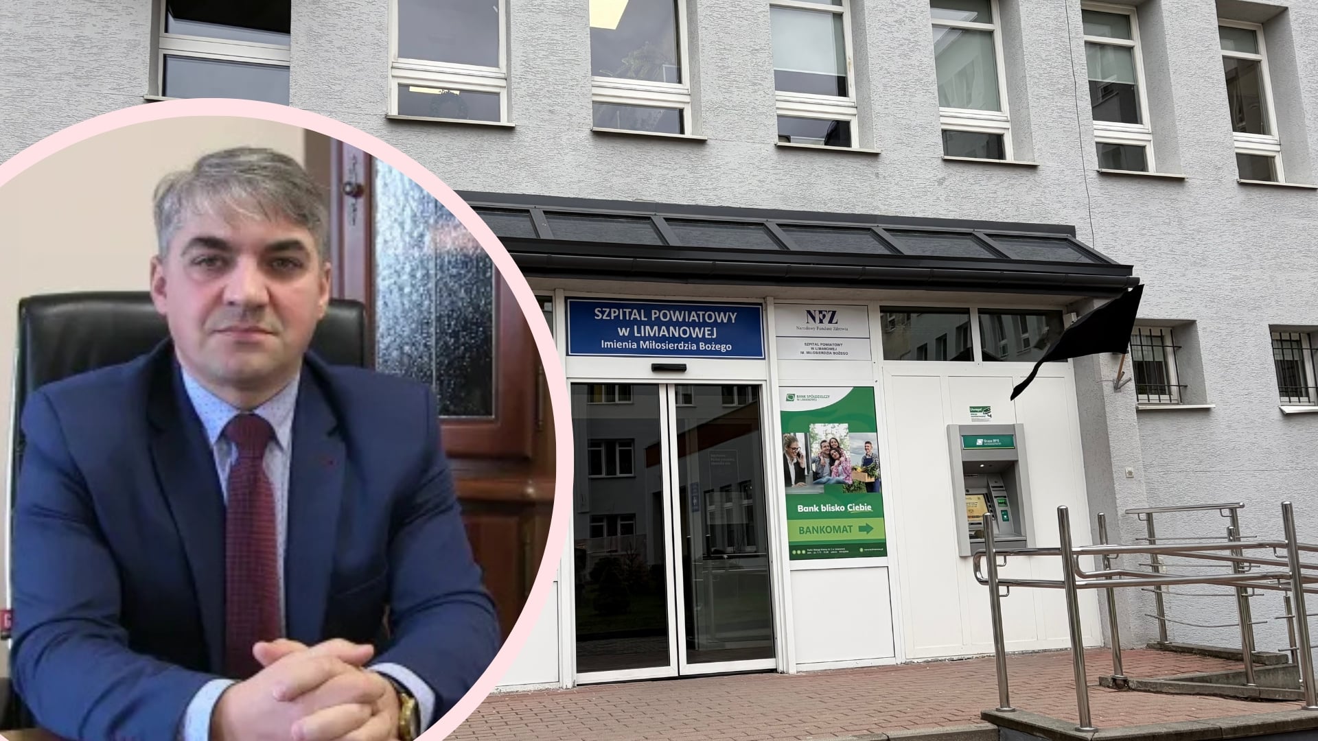 Limanowski szpital w akcji „czarny tydzień”. Dyrektor mówi o proteście w geście solidarności