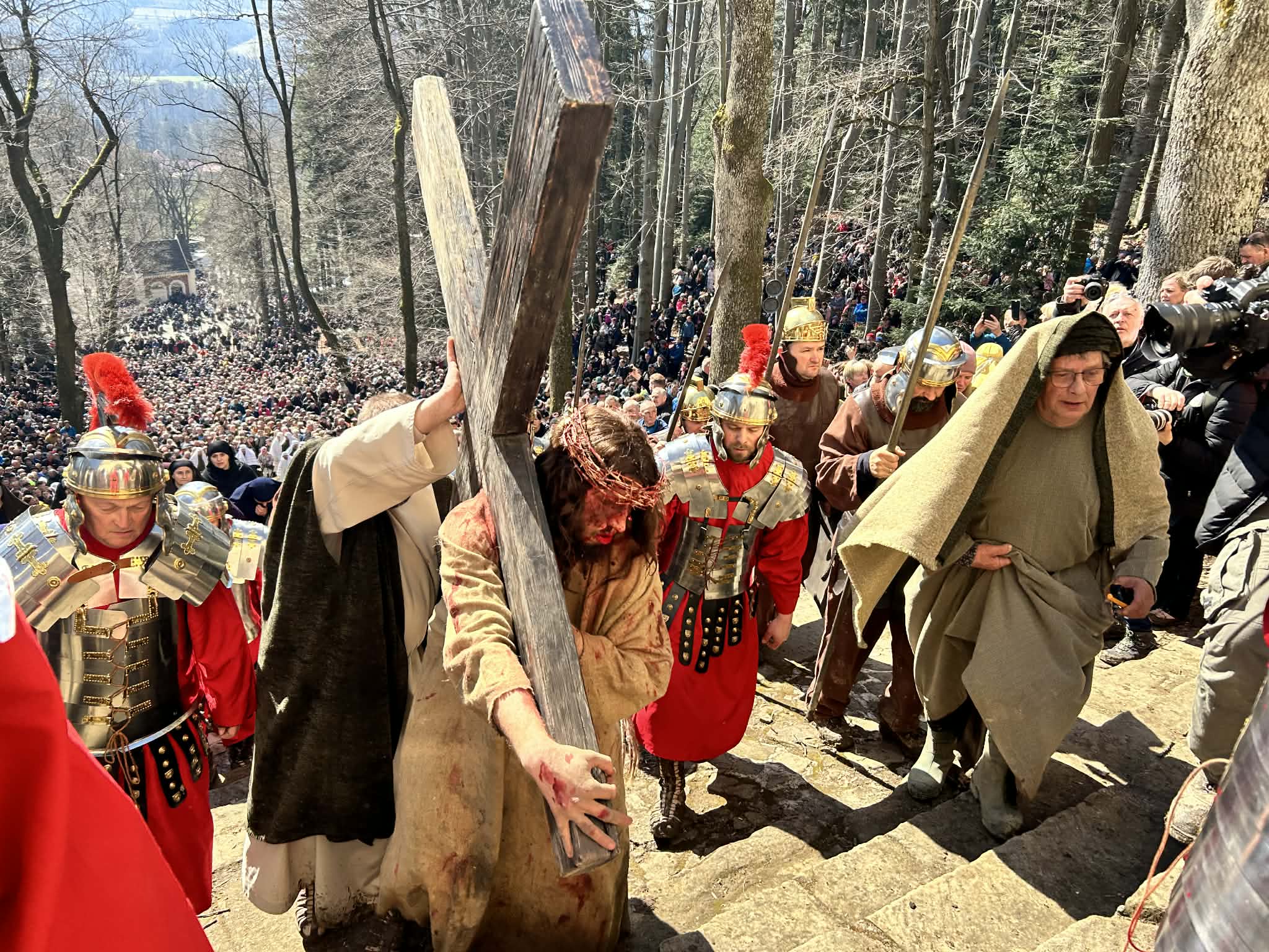 Wielki Piątek i Misterium Męki Pańskiej w Kalwarii Zebrzydowskiej