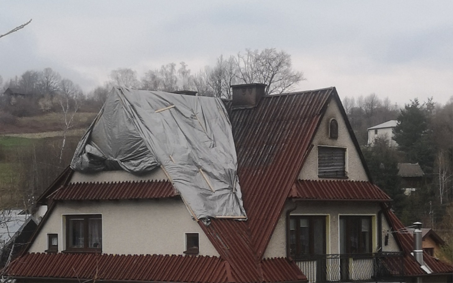 Dobra. Zbiórka na odbudowę dachu domu po pożarze