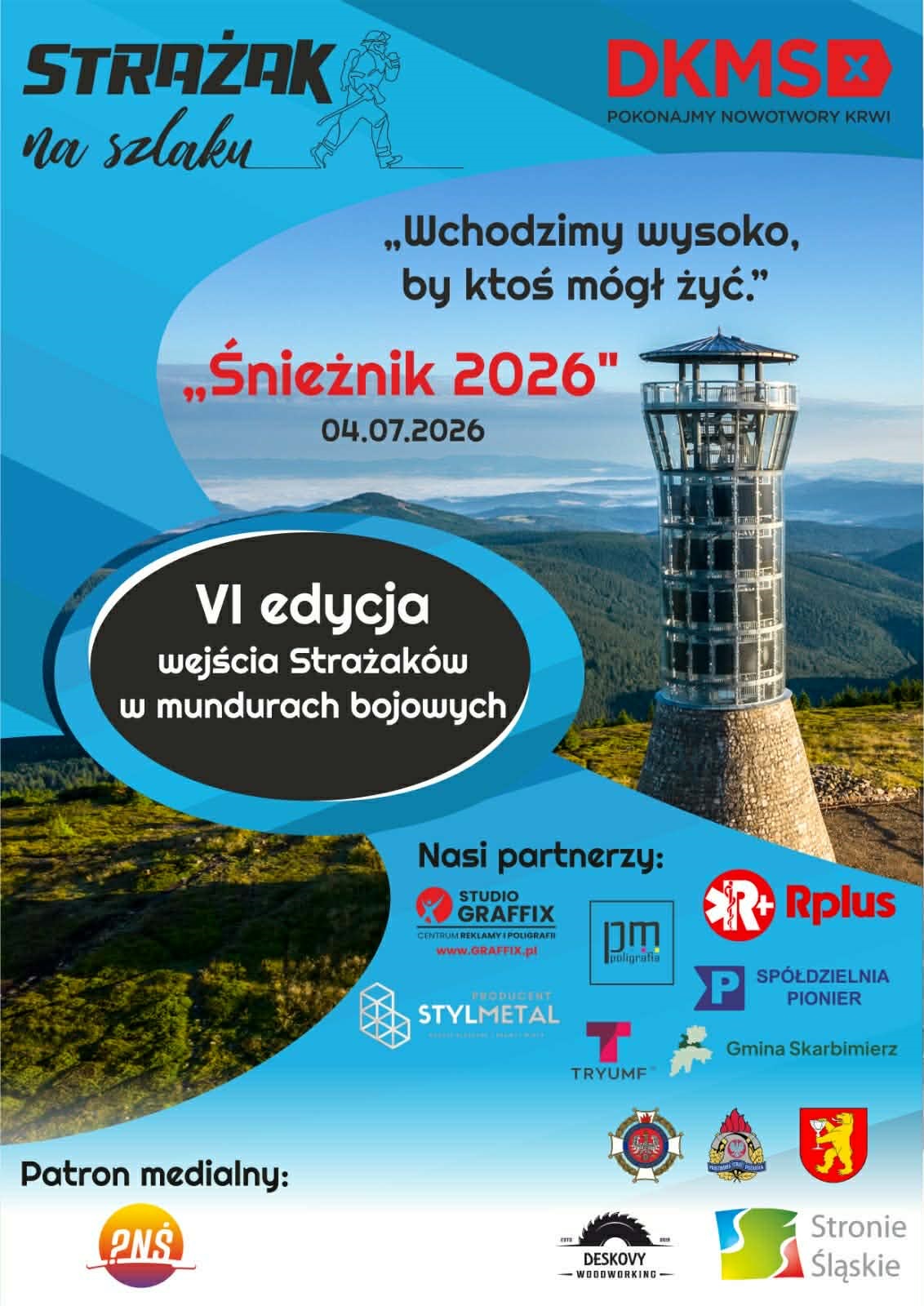Strażacy po raz szósty zdobędą górskie szczyty. Tym razem celem Śnieżnik