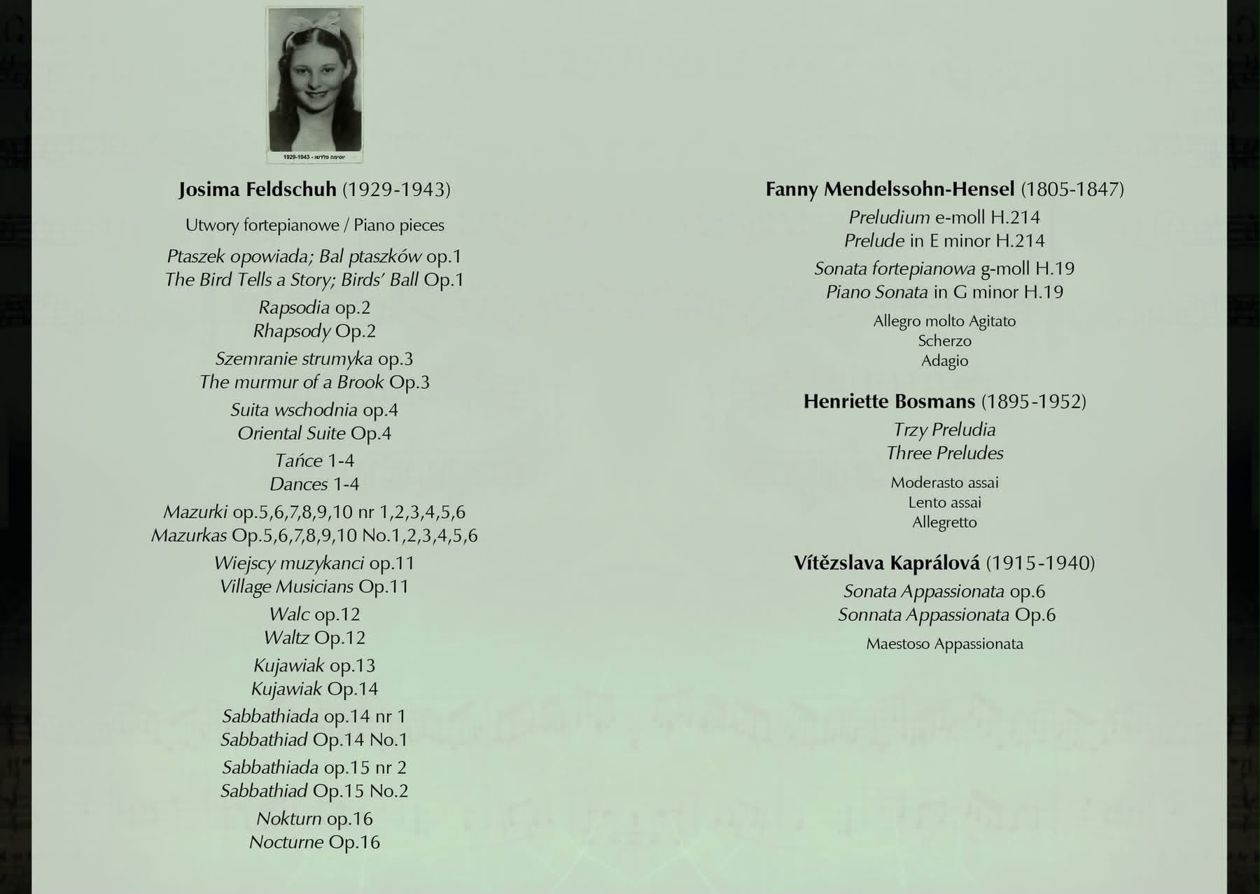 Joanna Sochacka-Jaworska zaprasza na recital fortepianowy
