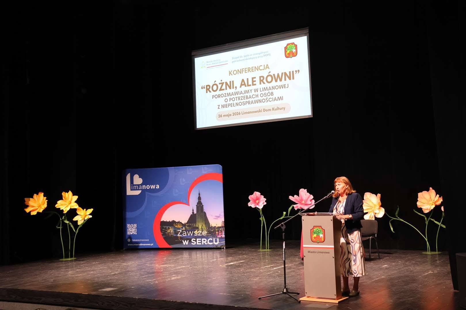 Konferencja „Różni, ale równi – porozmawiajmy w Limanowej o potrzebach osób z niepełnosprawnościami”
