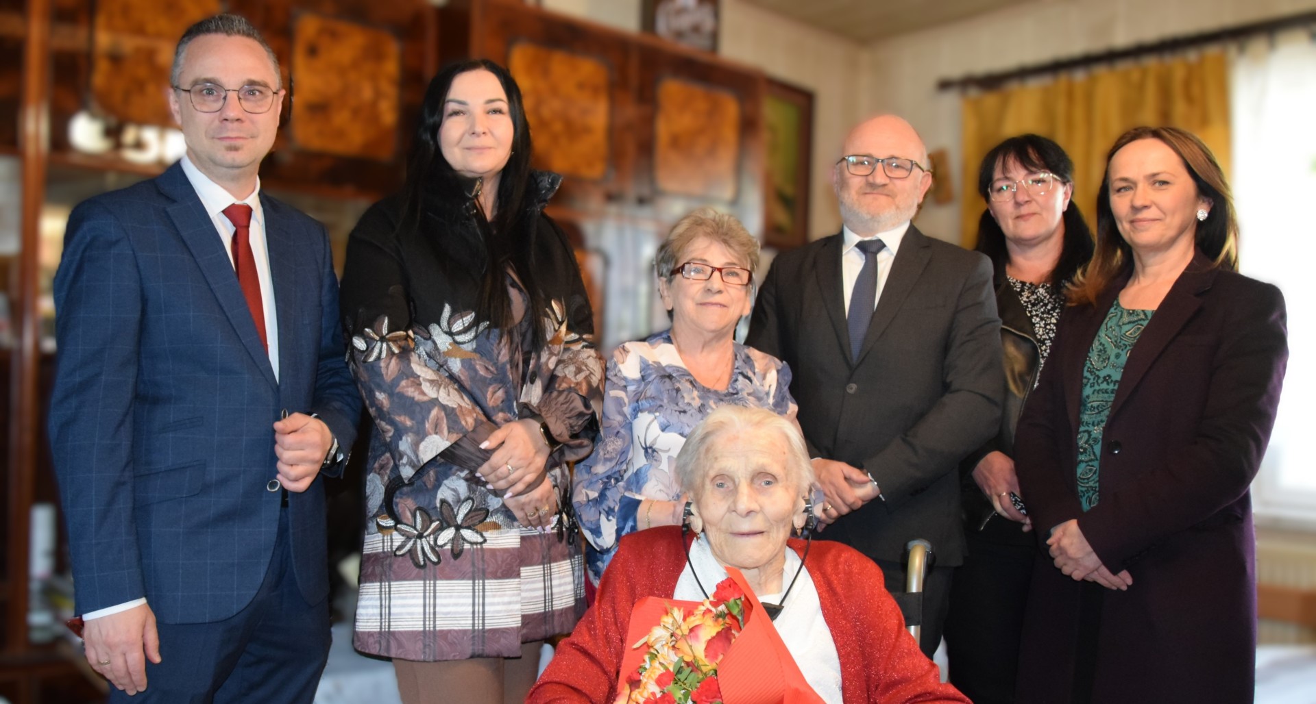 Pani Anna Drąg z Gruszowca obchodziła 100. rocznicę urodzin