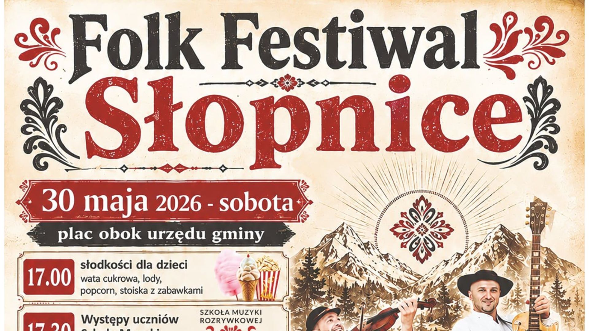 W sobotę w Słopnicach kolejna edycja Folk Festiwal