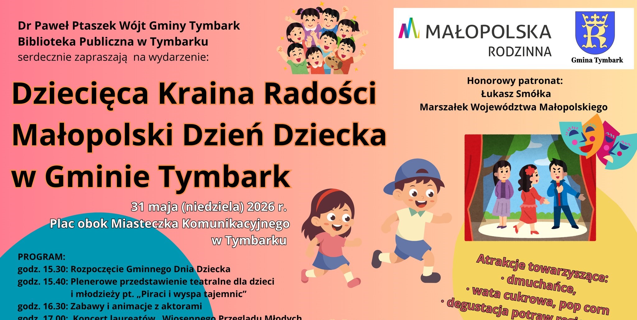 „Dziecięca kraina radości” – Dzień Dziecka w Tymbarku