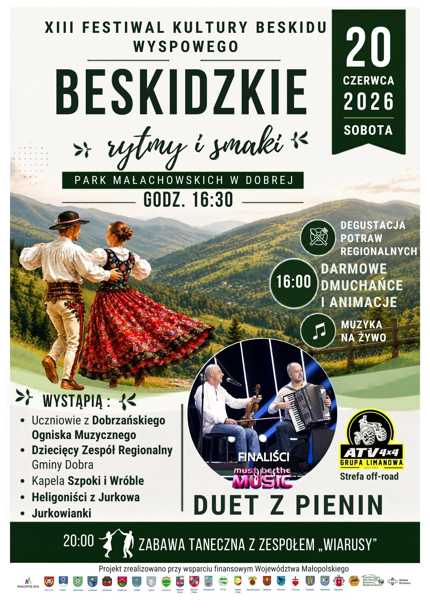 W Dobrej zostanie zainaugurowany XIII Festiwal Kultury Beskidu Wyspowego „Beskidzkie Rytmy i Smaki”
