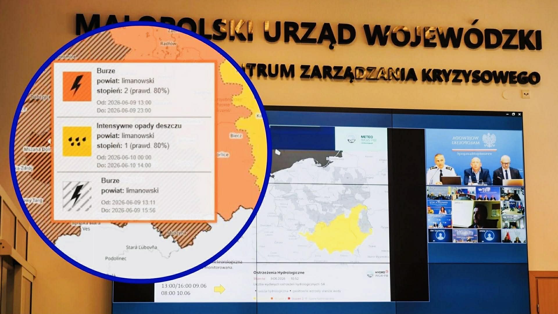 Rozesłano Alert RCB. Możliwe gwałtowne burze nad regionem