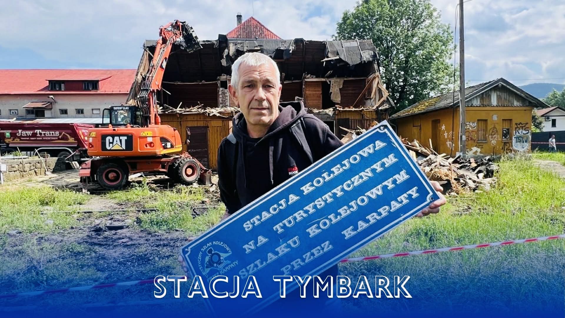 Było (nie) minęło. Budynek stacji kolejowej w Tymbarku odchodzi w przeszłość