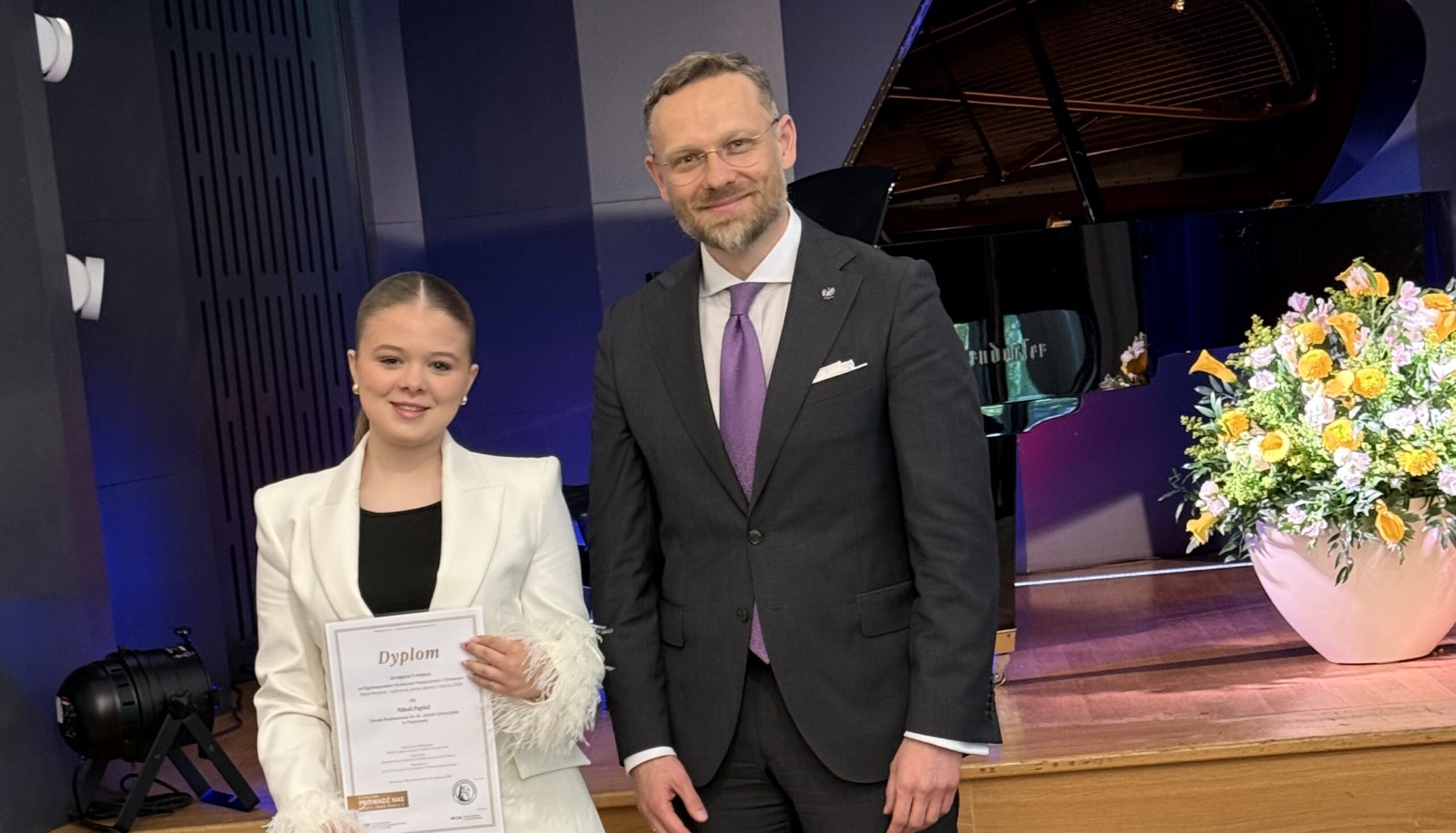 Nikola Papież zaprezentowała swój talent w Belwederze