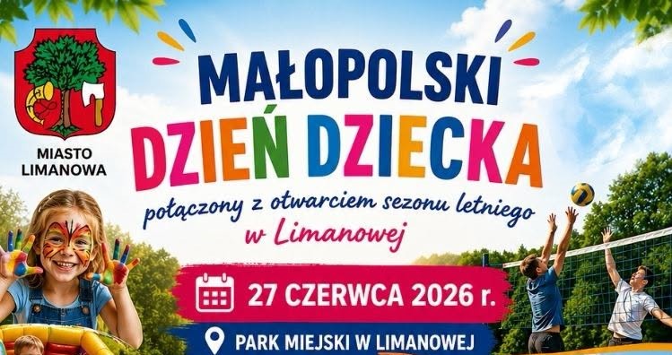Zaproszenie na Małopolski Dzień Dziecka w Limanowej