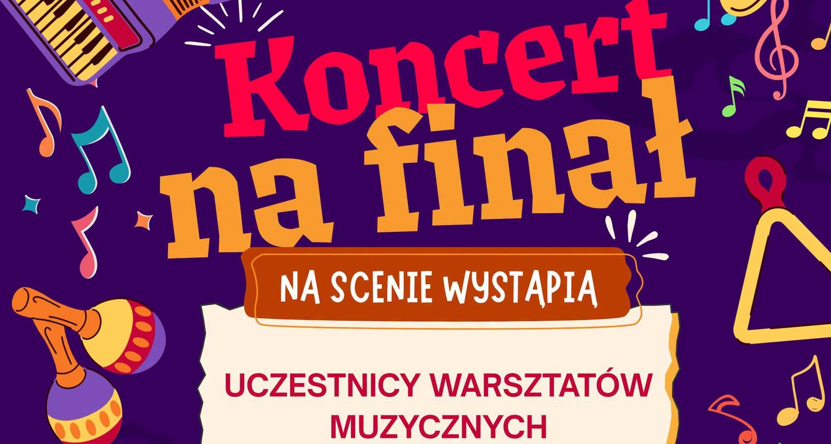 Koncert na finał w Miejskim Ośrodku Kultury