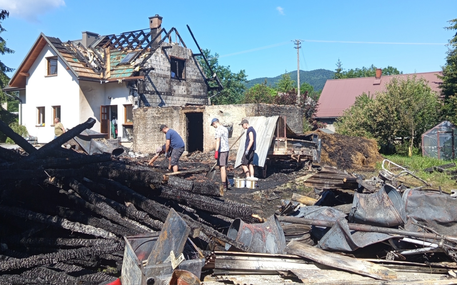 Po pożarze rodzina Dudzików z Dobrej potrzebuje naszego wsparcia