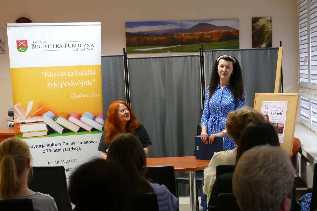 Joanna Tekieli gościła w Pisarzowej. Obiecała, iż w swojej książce umieści wątek związany z Limanowszczyzną