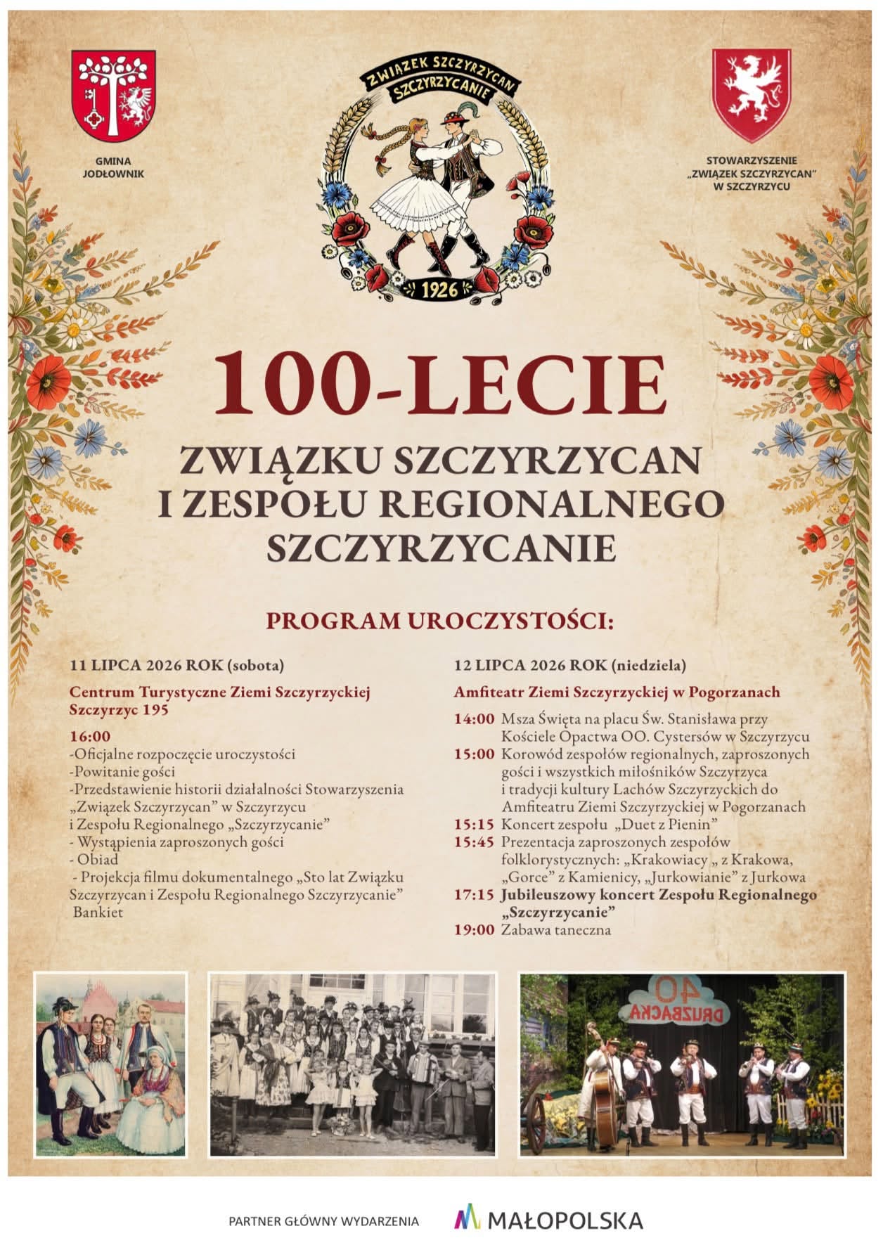 Stulecie Związku Szczyrzycan i zespołu „Szczyrzycanie”