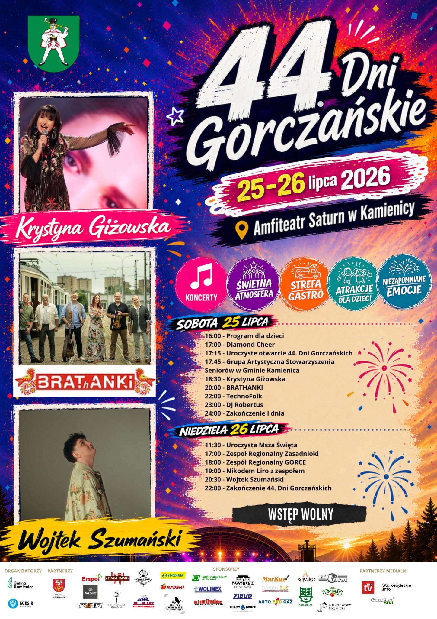 Krystyna Giżowska, „Brathanki” i Wojtek Szumański gwiazdami 44. Dni Gorczańskich