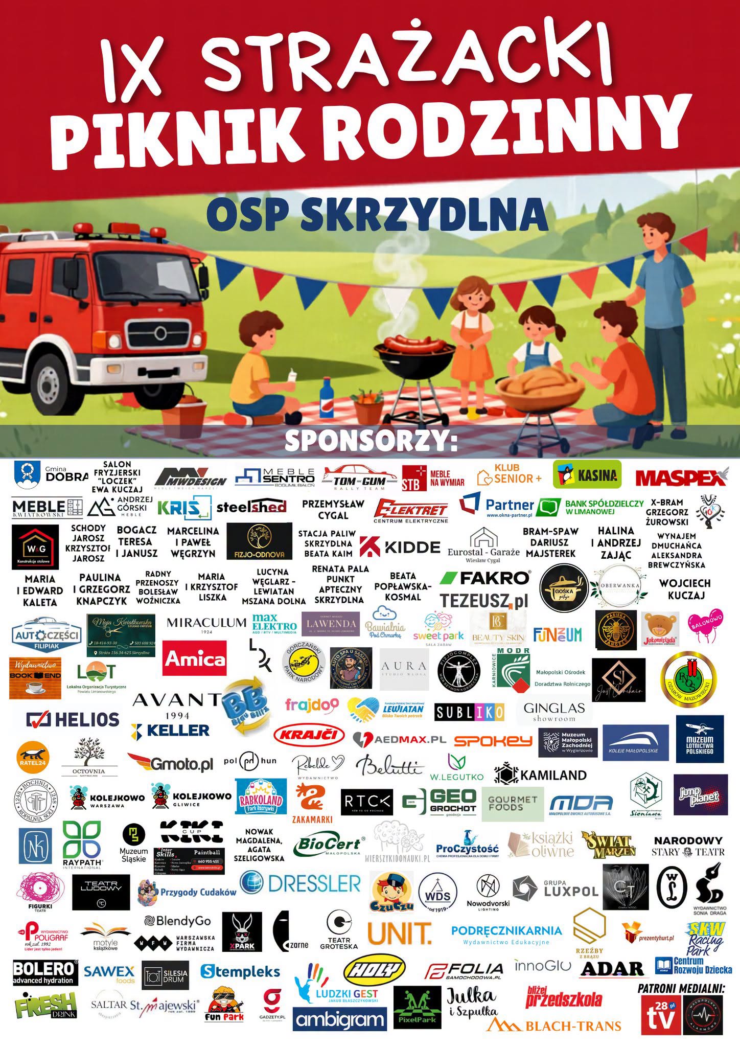 Udany IX Rodzinny Piknik Strażacki w Skrzydlnej