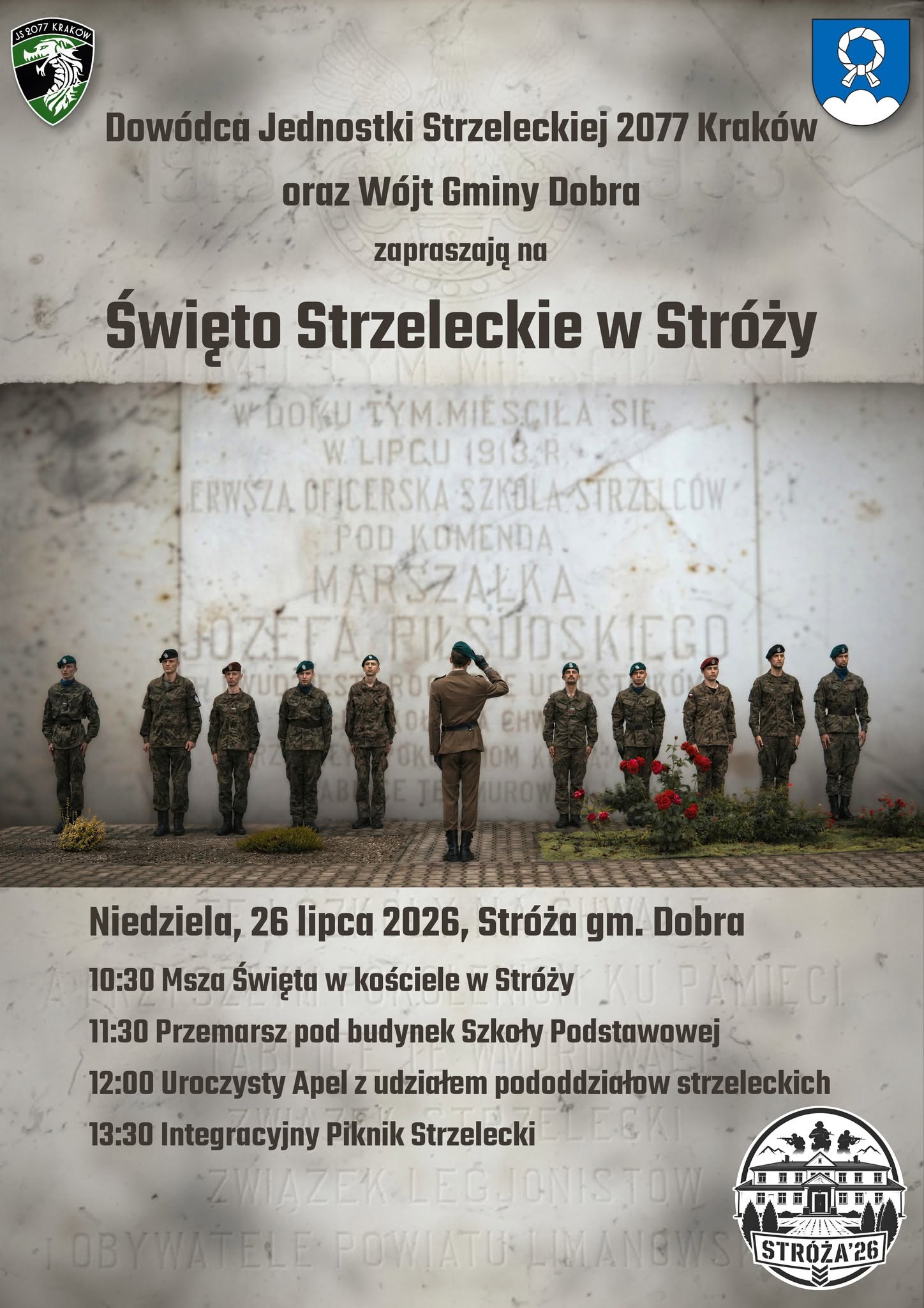 Zaproszenie na Święto Strzeleckie w Stróży