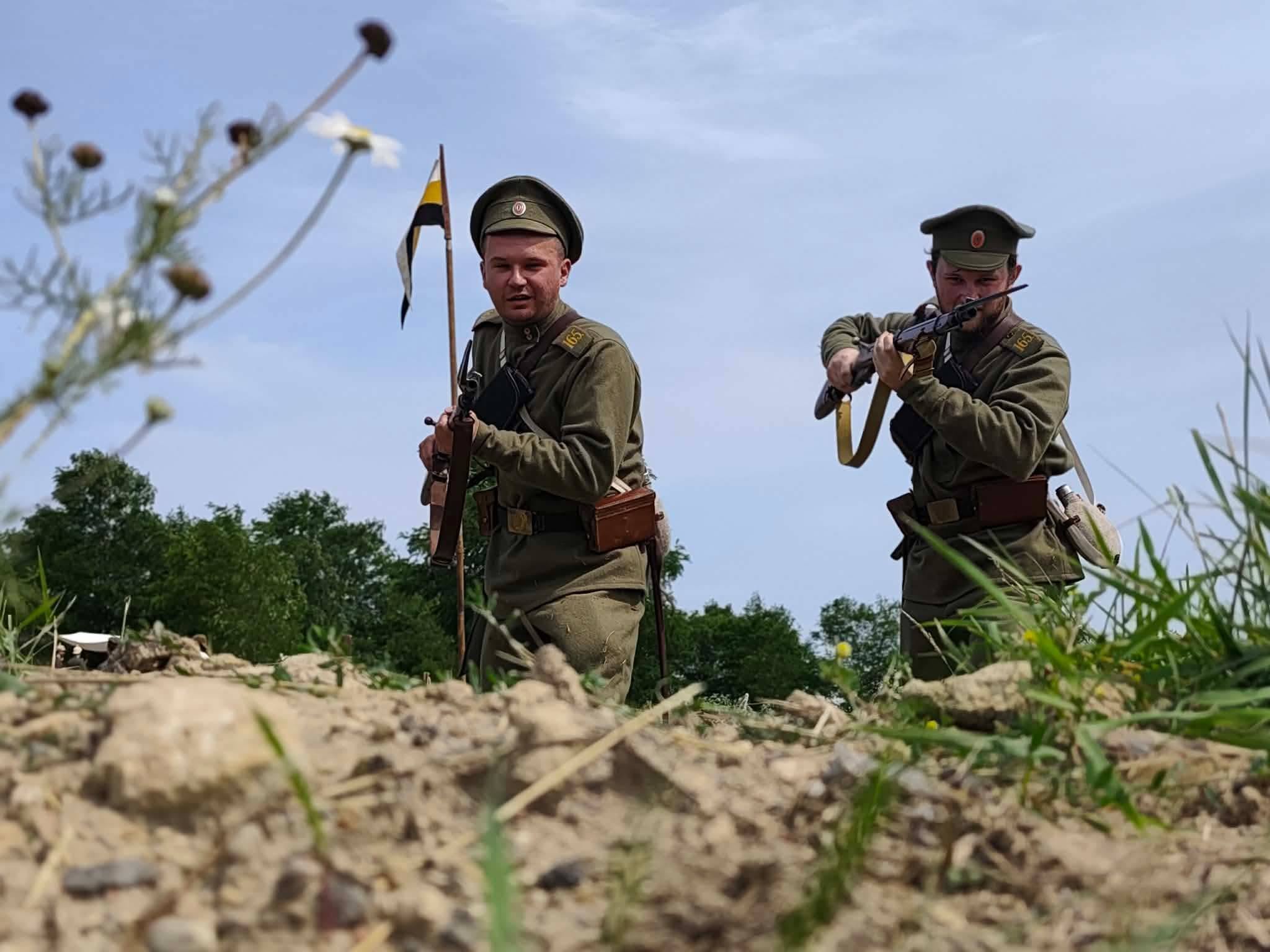 Inscenizacja pt. „Wrota czasu – Bolimów 1915” z udziałem rekonstruktorów SRH 1. PSP AK