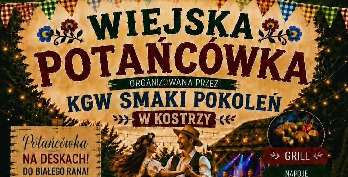 Zaproszenie na potańcówkę do Kostrzy