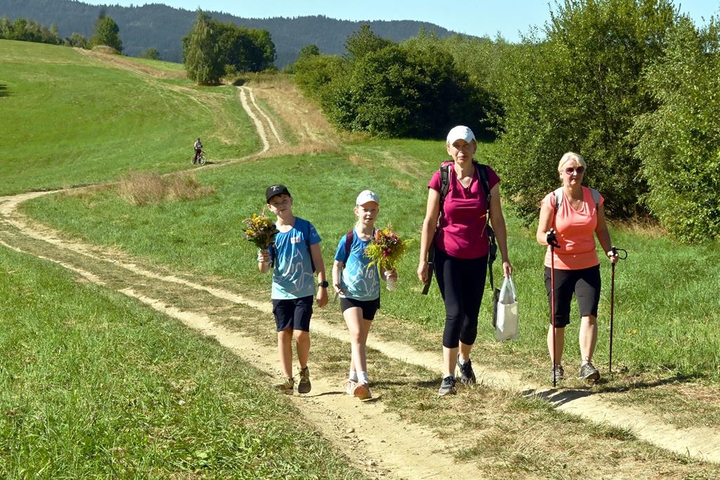 Z bukietami na Potaczkową. Wędrówka i świętowanie