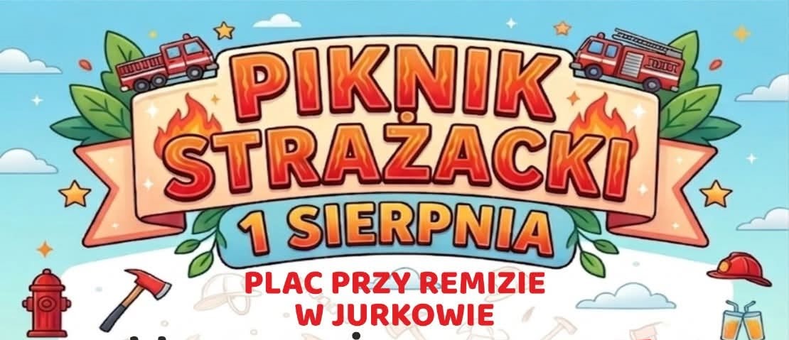 Piknik strażacki w Jurkowie