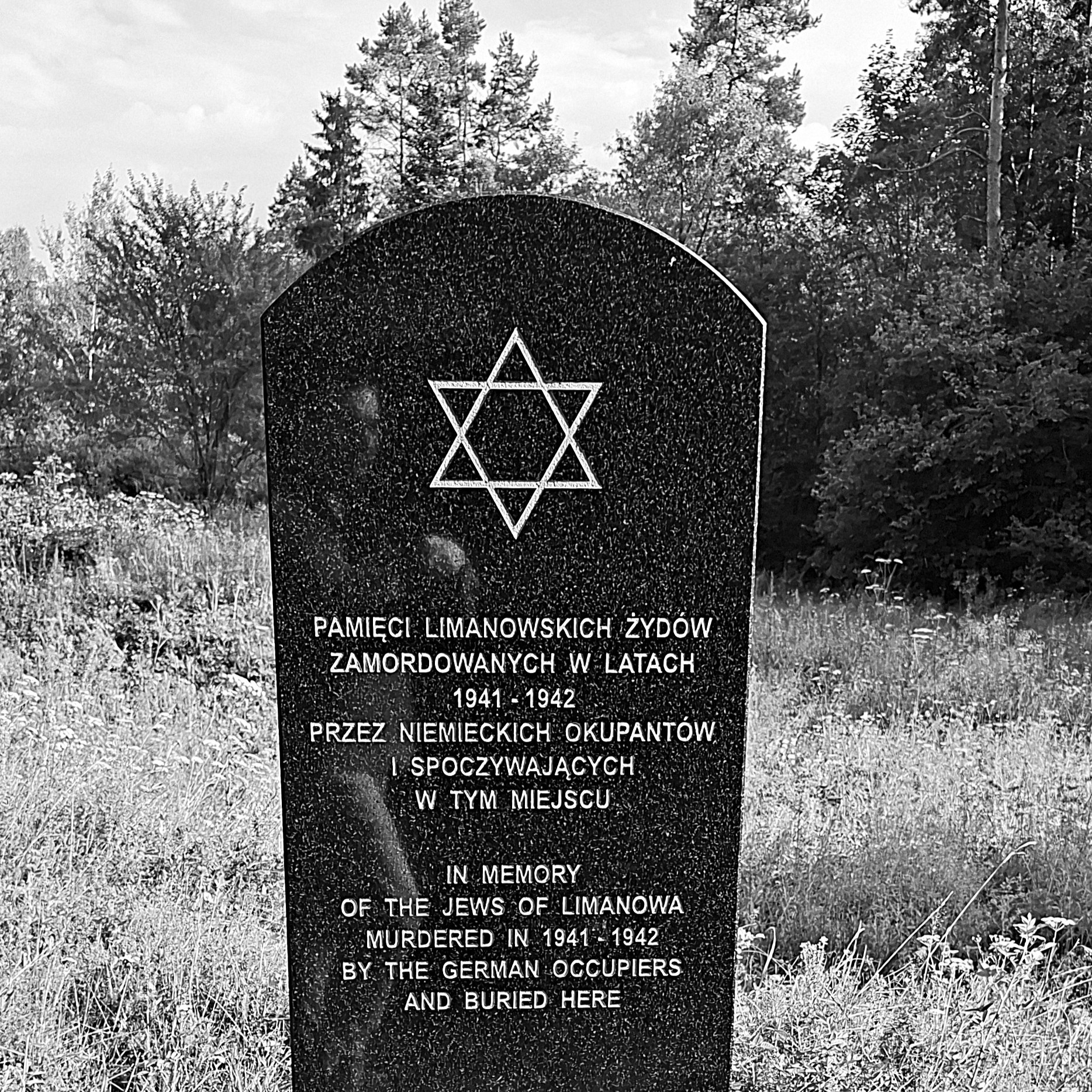 Zaproszenie na uroczystości 84. rocznicy likwidacji limanowskiego getta i zagłady Żydów limanowskich