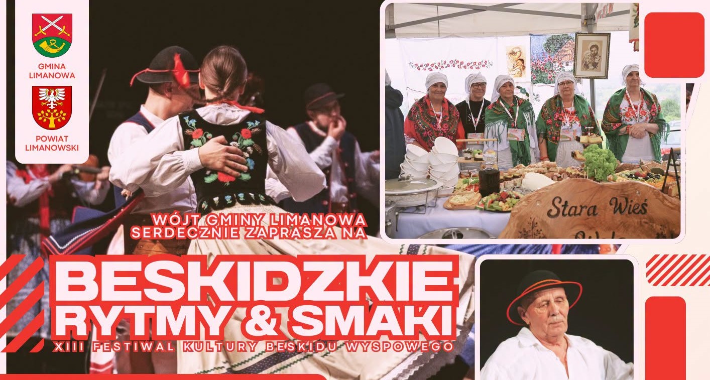 Zaproszenie na festiwal „Beskidzkie Rytmy i Smaki” w Starej Wsi