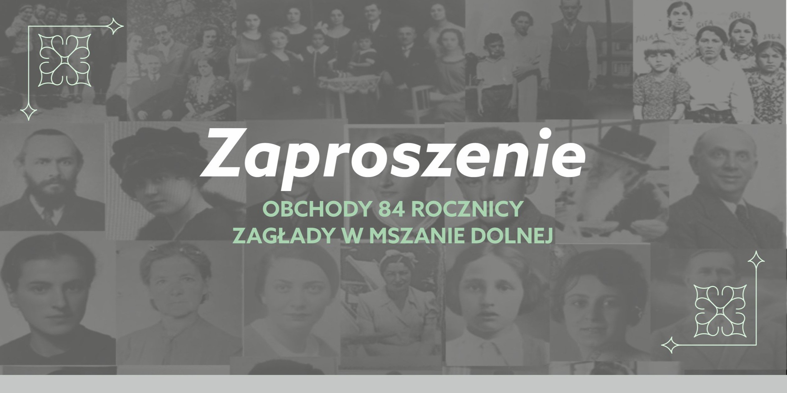 Program obchodów 84. rocznicy Zagłady Żydów w Mszanie Dolnej