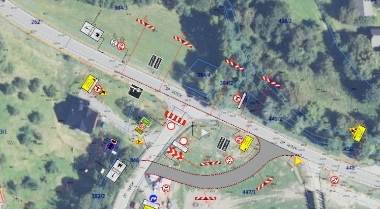 Będą ograniczenia w ruchu. Fragment drogi powiatowej w Wilkowisku zamknięty