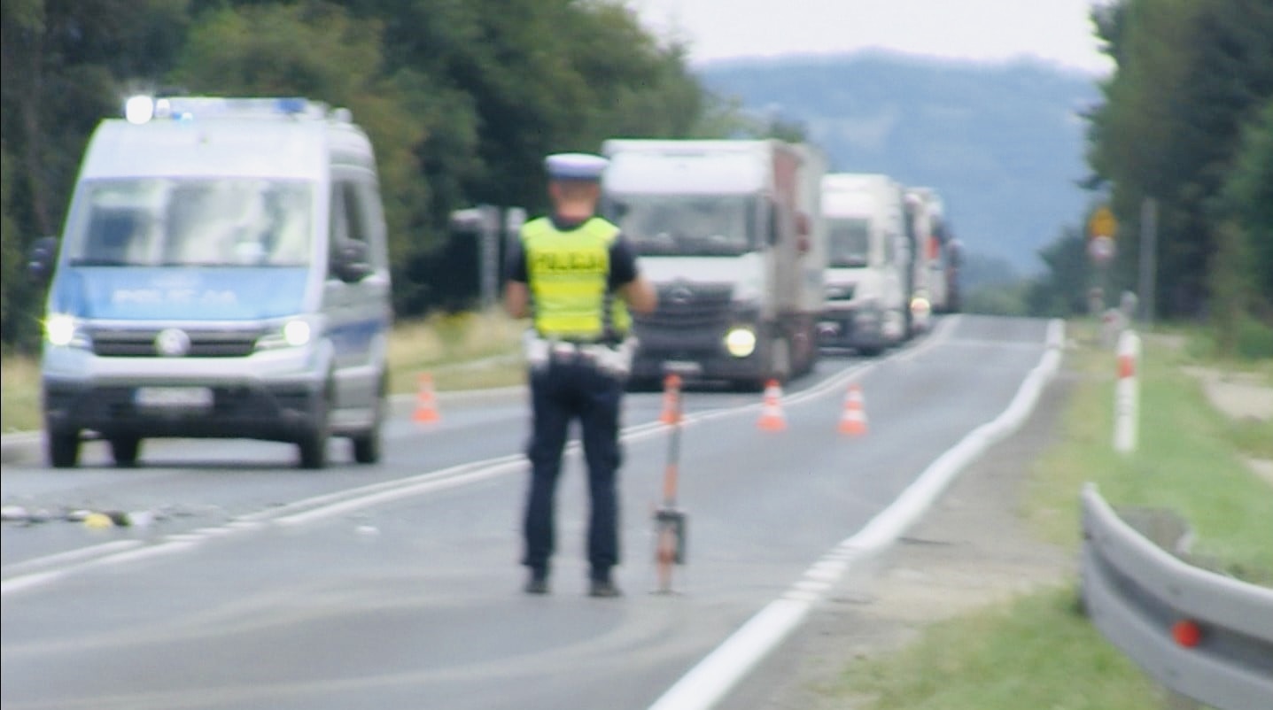 Lubomierz. Zderzenie samochodu osobowego z motocyklem