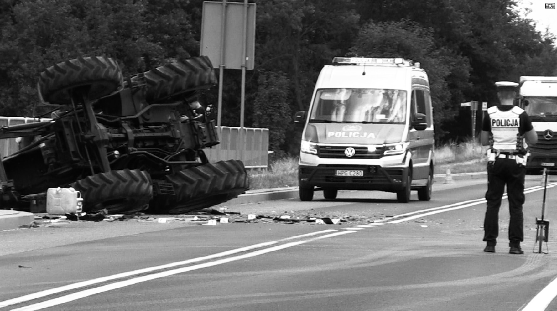 Nie żyje 18-letni uczestnik wypadku na DK28 w Podłopieniu