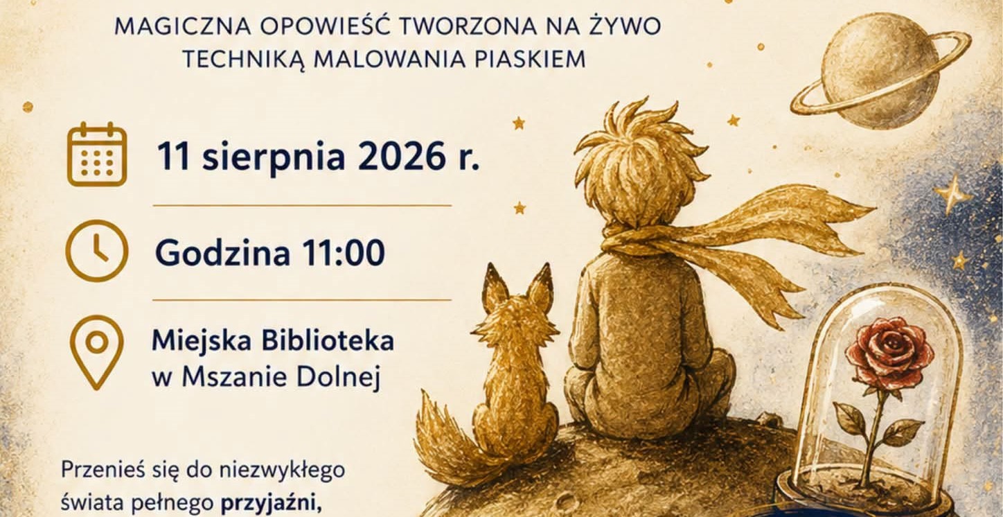 Mszańska biblioteka zaprasza na spektakl „Mały Książę”