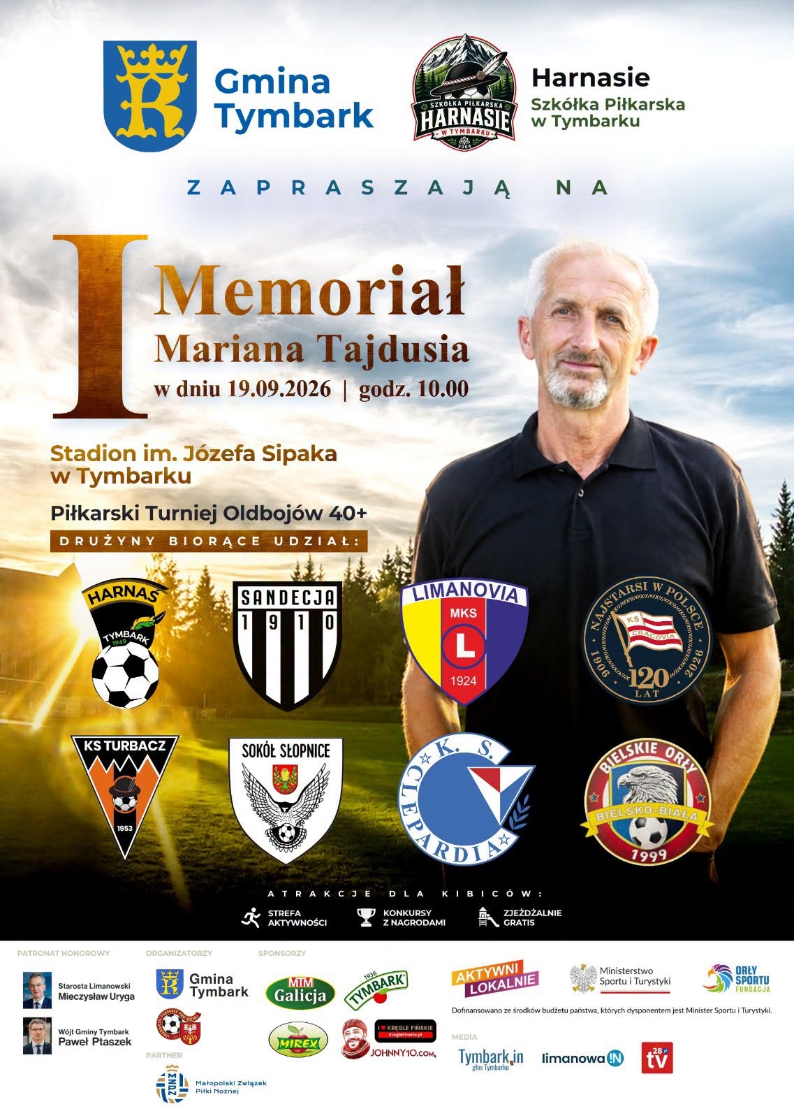 W sobotę zapraszamy do Tymbarku na Memoriał im. Mariana Tajdusia