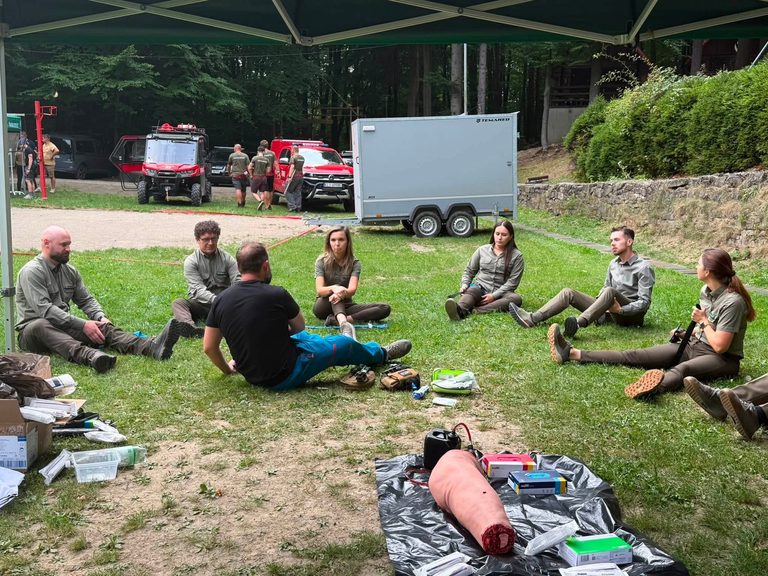 „Emerest 2026”. Praktycy medycyny doskonalili umiejętności na terenie góry Lubogoszcz