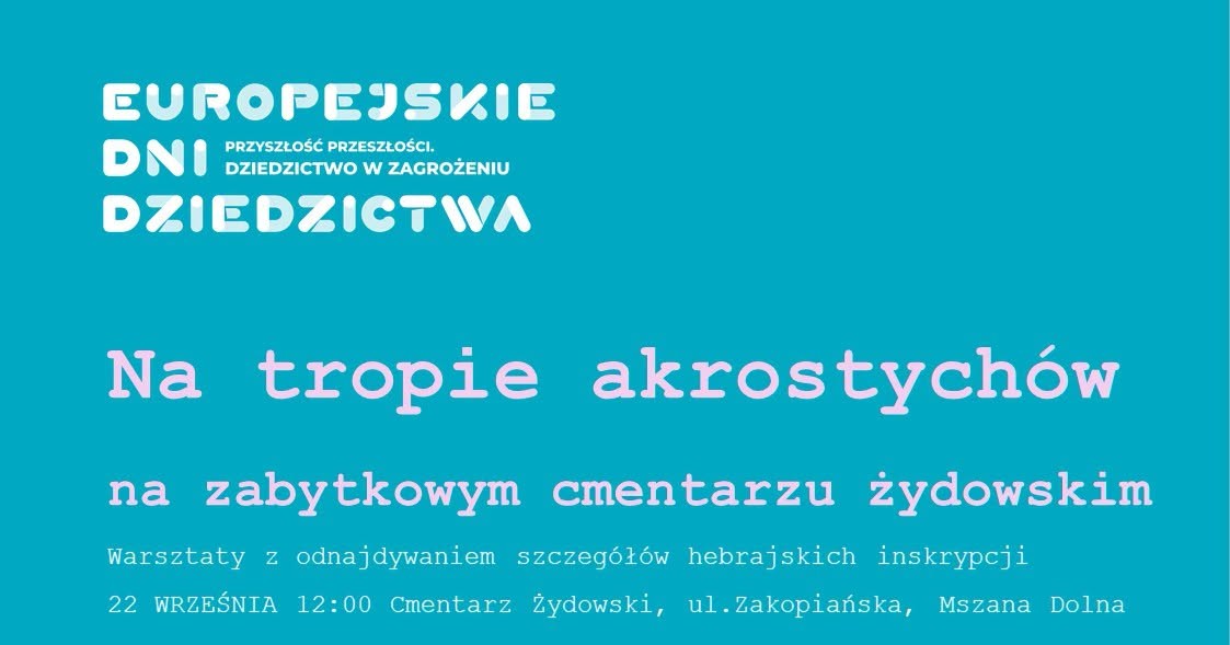 Europejskie Dni Dziedzictwa w Mszanie Dolnej