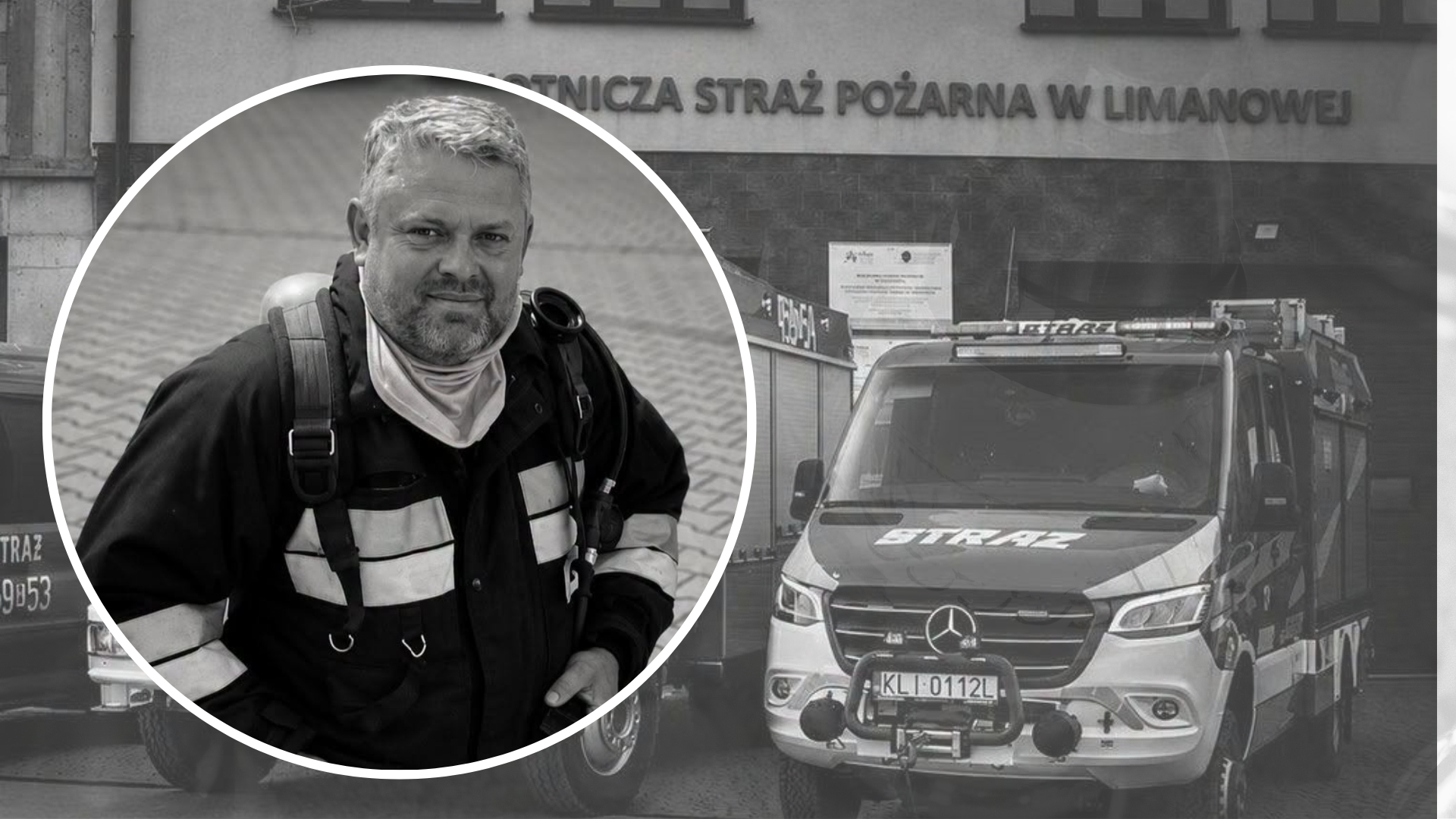 Strażacy z Limanowej żegnają druha Michała Wójcika. Pamięć o Tobie pozostanie z nami