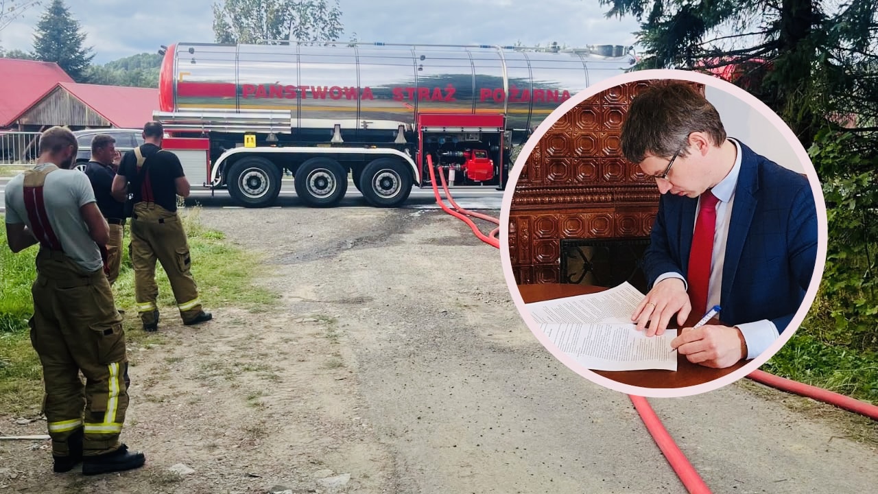 Brak wody, to czas kryzysu. Wójt Tymbarku wdraża nadzwyczajny tryb