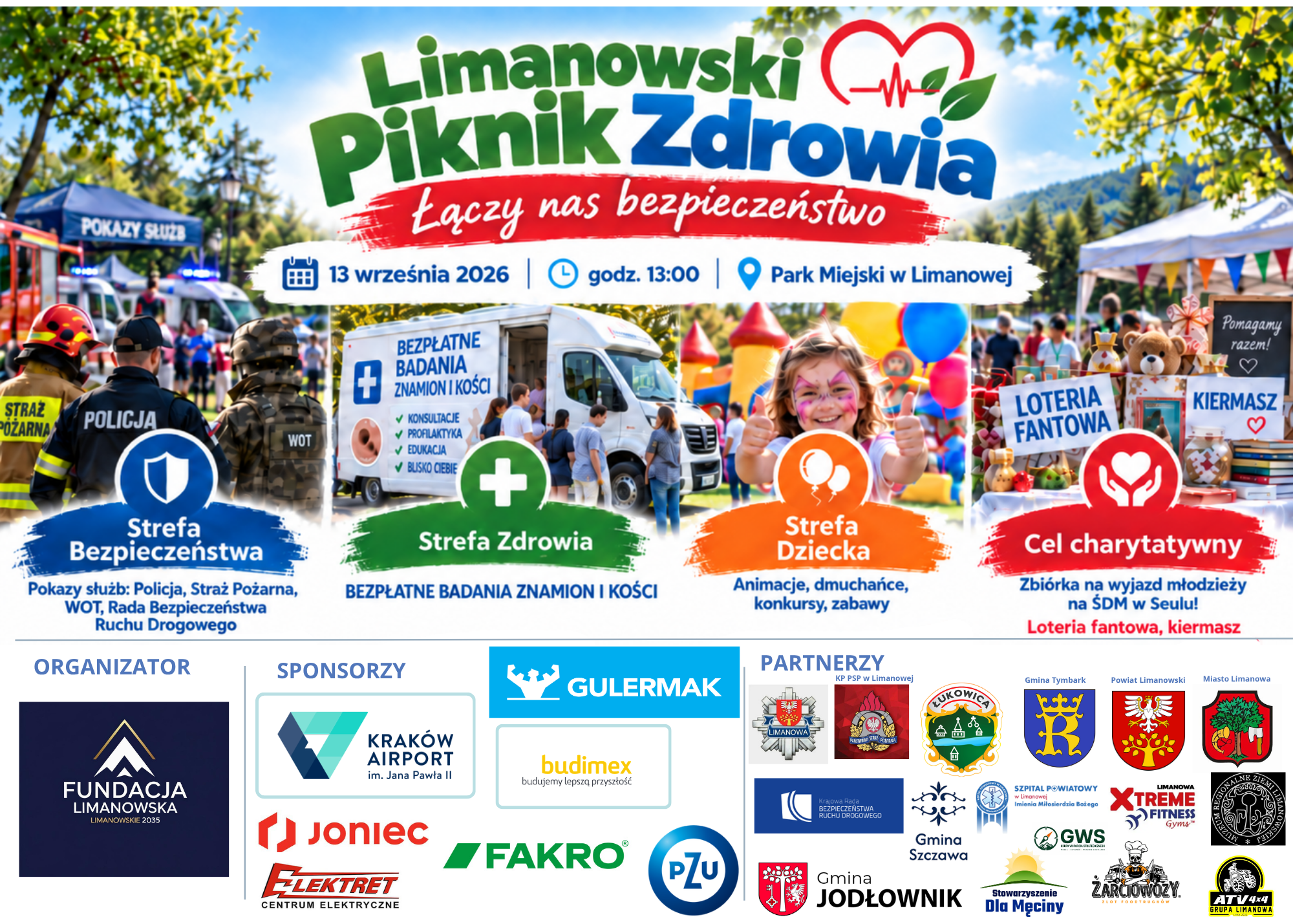 Fundacja Limanowska zaprasza mieszkańców na Piknik Zdrowia