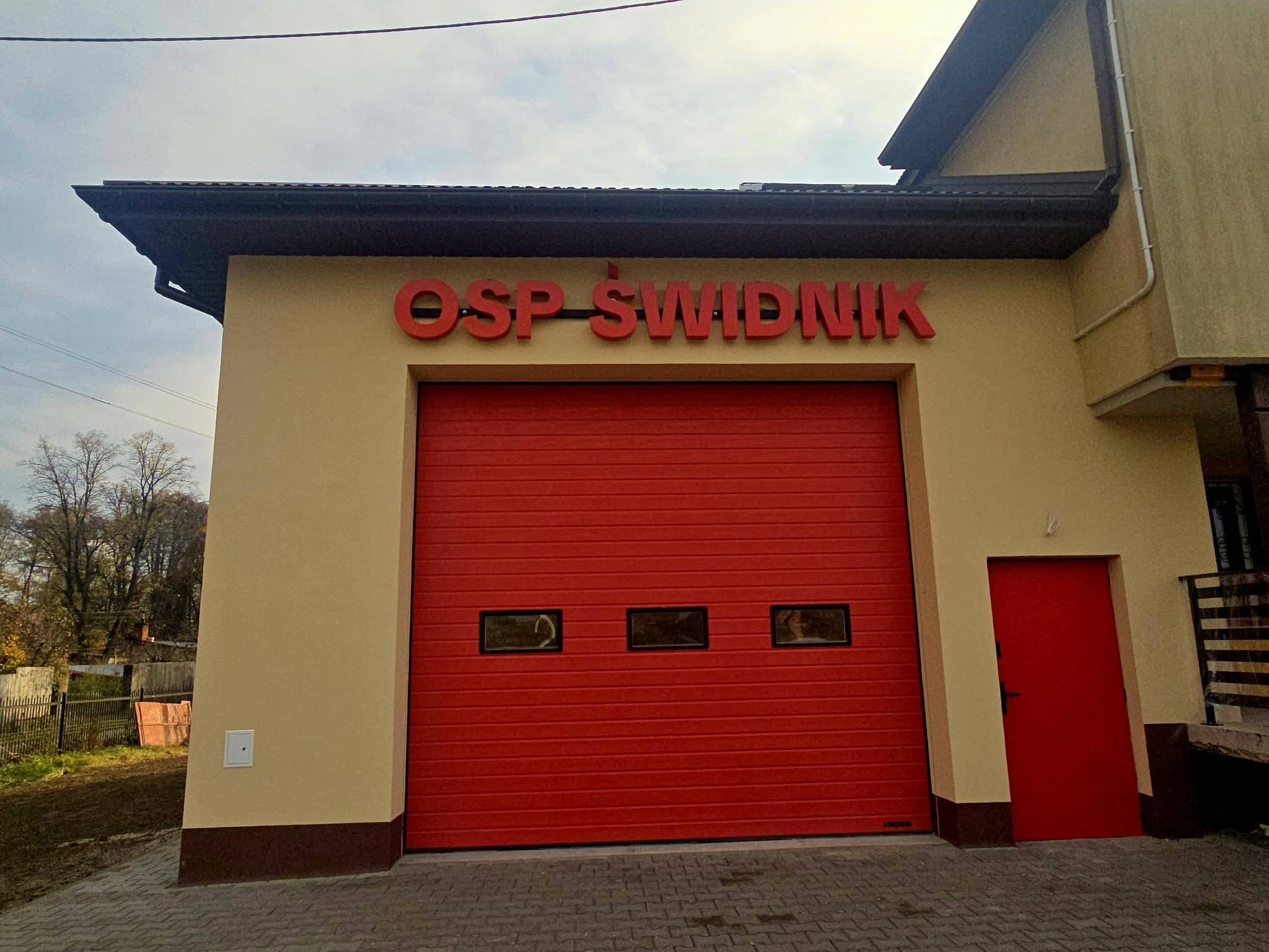 Zakończyły się prace w garażu remizy OSP w Świdniku