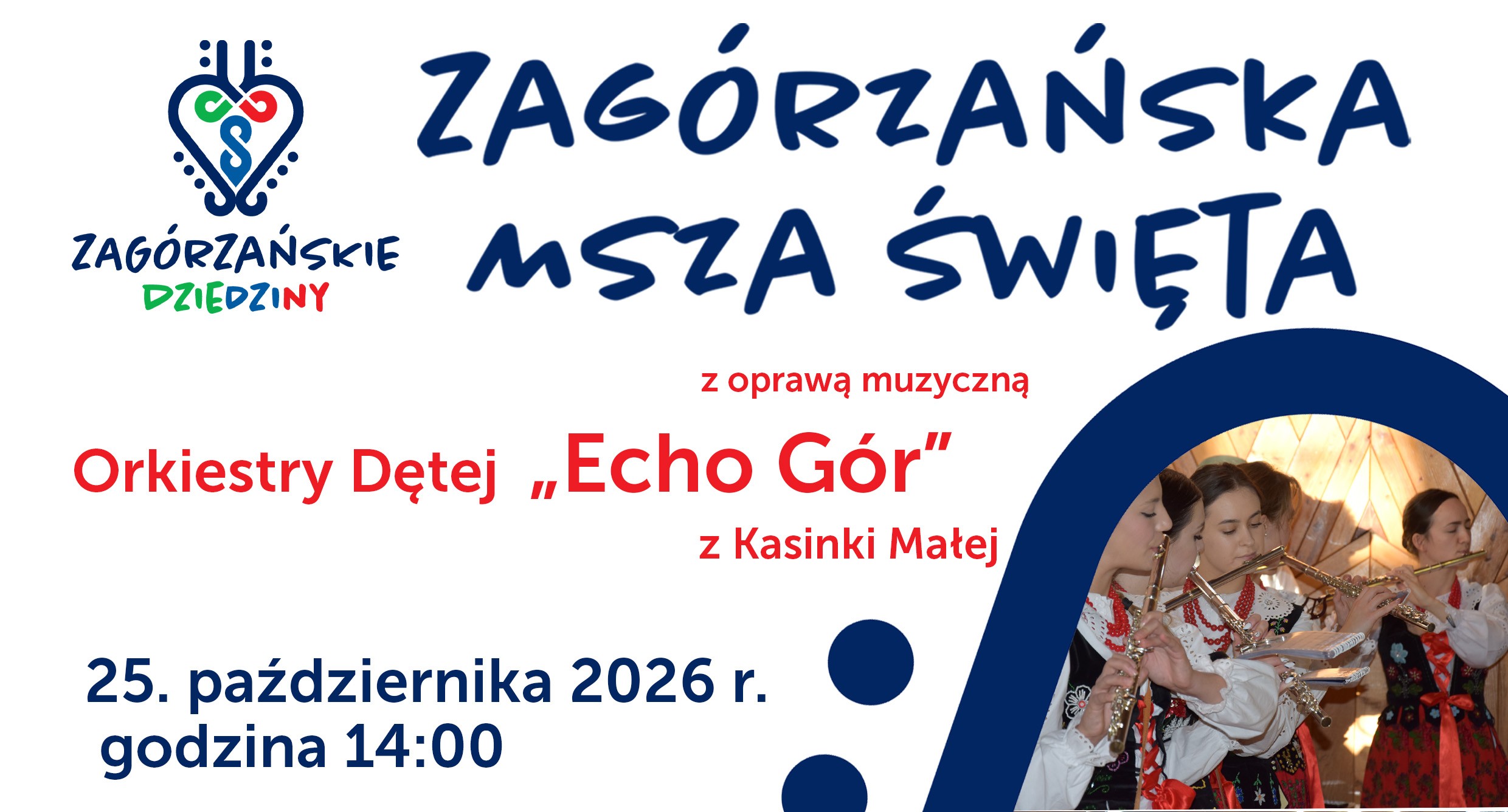 Zagórzańska msza św. z orkiestrą „Echo Gór”
